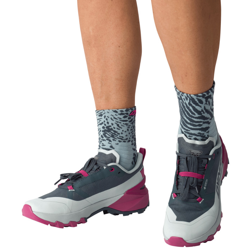 Běžecké ponožky Dynafit RUN WILD MID  - světle šedá