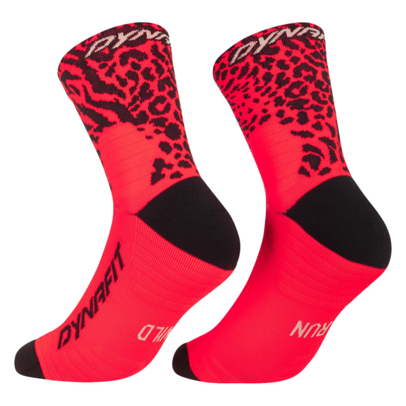 Běžecké ponožky Dynafit RUN WILD MID  - červená