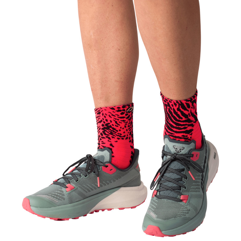 Běžecké ponožky Dynafit RUN WILD MID  - červená