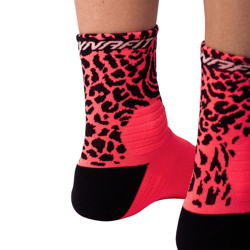 Běžecké ponožky Dynafit RUN WILD MID  - červená