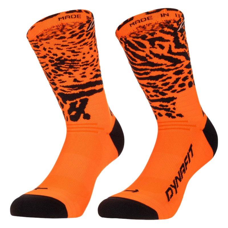 Běžecké ponožky Dynafit RUN WILD CREW  - oranžová