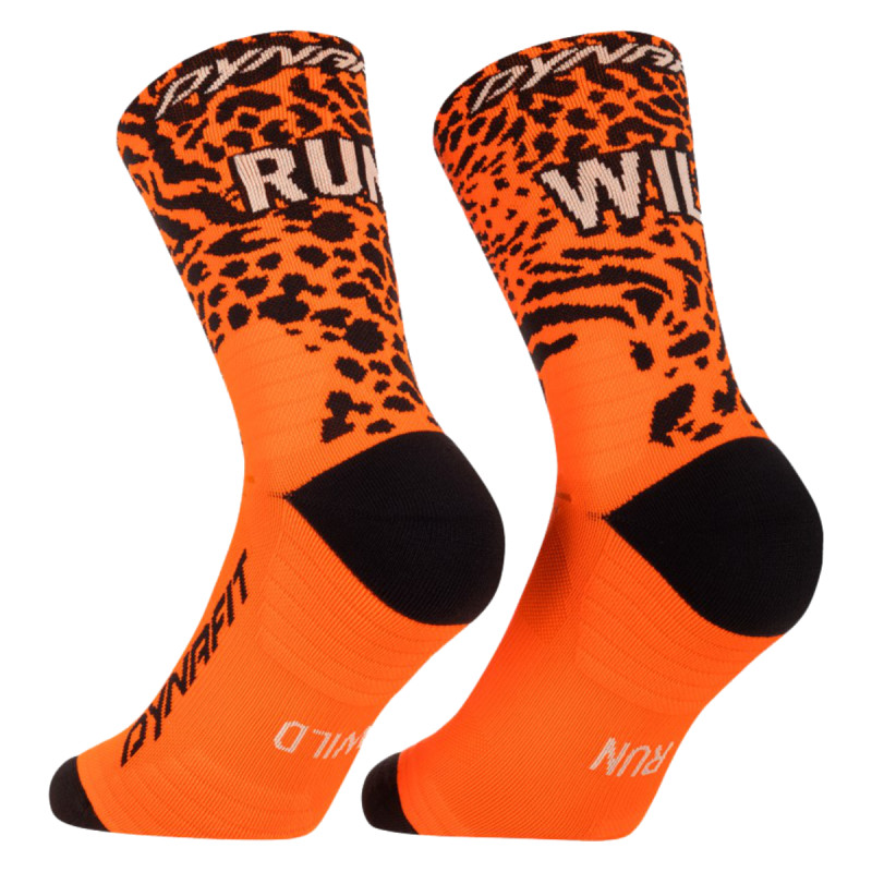 Běžecké ponožky Dynafit RUN WILD CREW  - oranžová