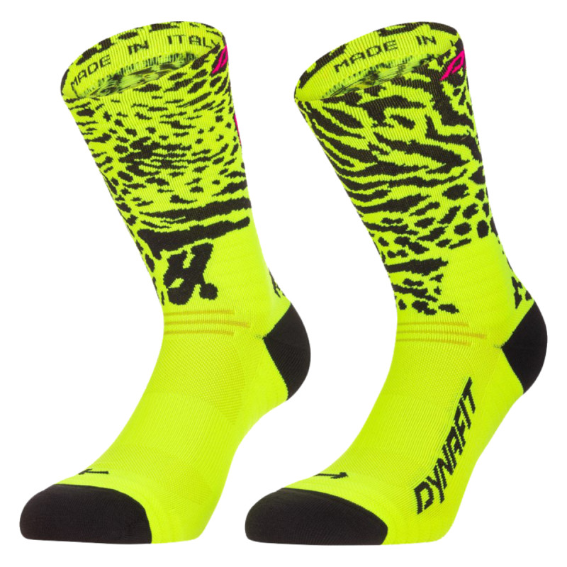 Bežecké ponožky Dynafit RUN WILD CREW  - svetlo zelená