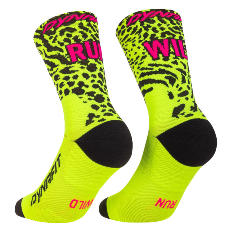 Bežecké ponožky Dynafit RUN WILD CREW  - svetlo zelená