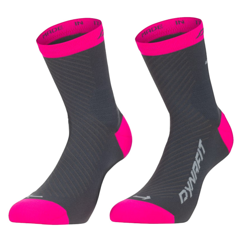 Běžecké ponožky Dynafit TRAIL MID  - tmavě růžová