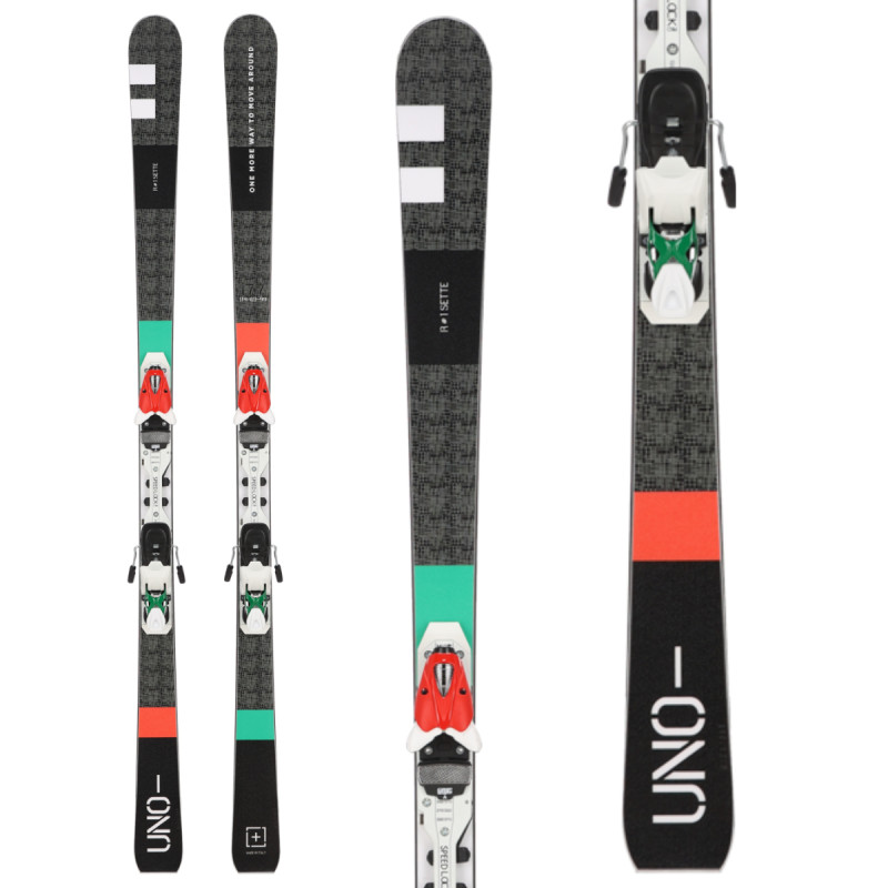 Lyže OneMore UNO- LTD BLACK ITA + PRO PLATE VM412SL