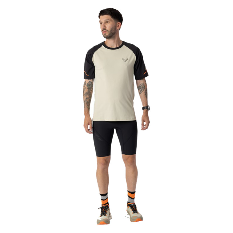 Pánské funkční tričko Dynafit ALPINE PRO SHORT SLEEVE SHIRT  - béžová
