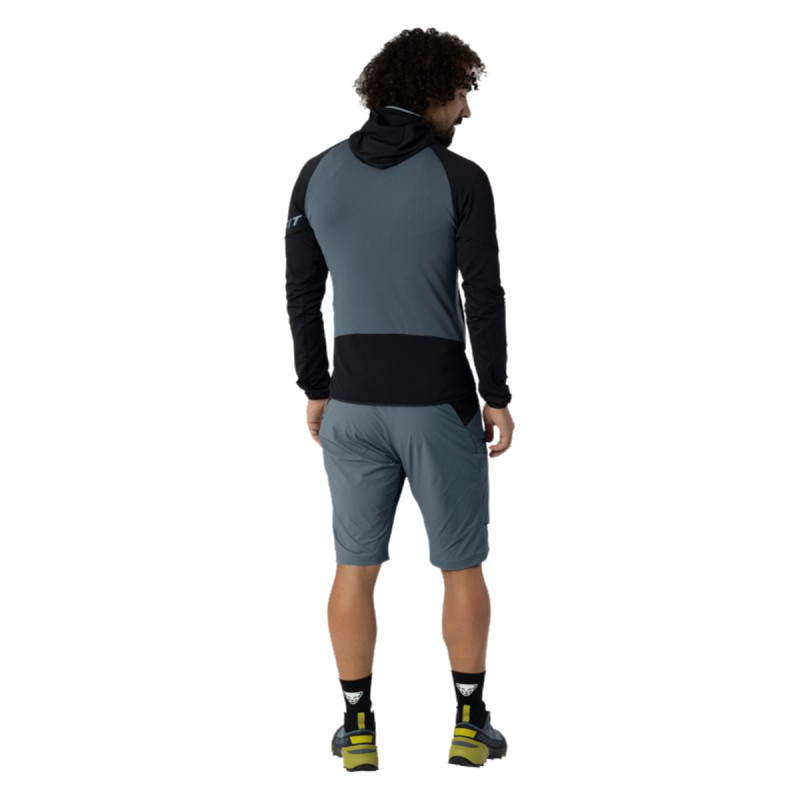 Pánská mikina Dynafit TRANSALPER LIGHT POLARTEC HOODED JACKET  - tmavě šedá