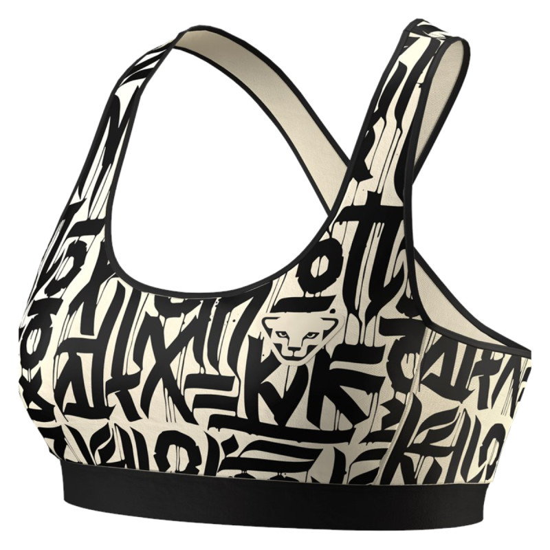 Dámská funkční podprsenka Dynafit ALPINE GRAPHIC BRA  - béžová