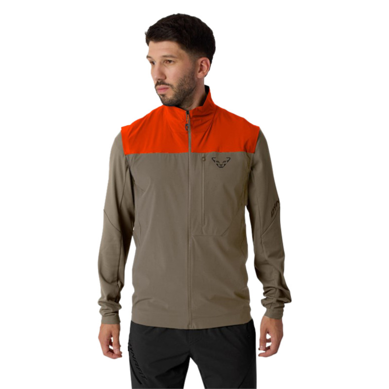 Pánská vesta Dynafit TRAVERSE DYNASTRETCH VEST  - světle hnědá