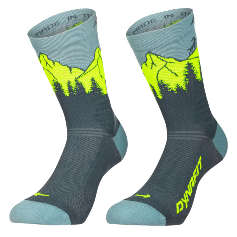 Ponožky Dynafit TRAVERSE CREW  - světle zelená