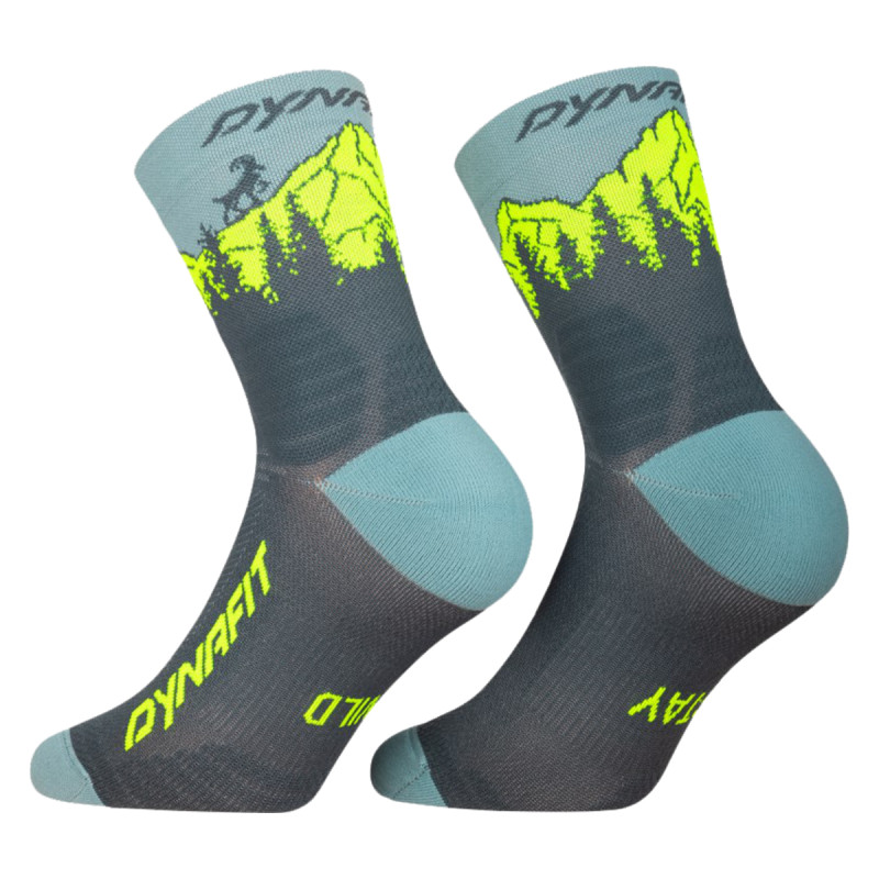 Ponožky Dynafit TRAVERSE MID  - světle zelená