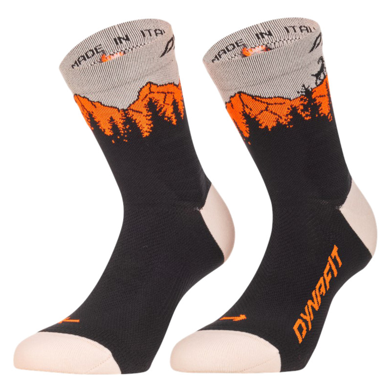 Ponožky Dynafit TRAVERSE MID  - oranžová