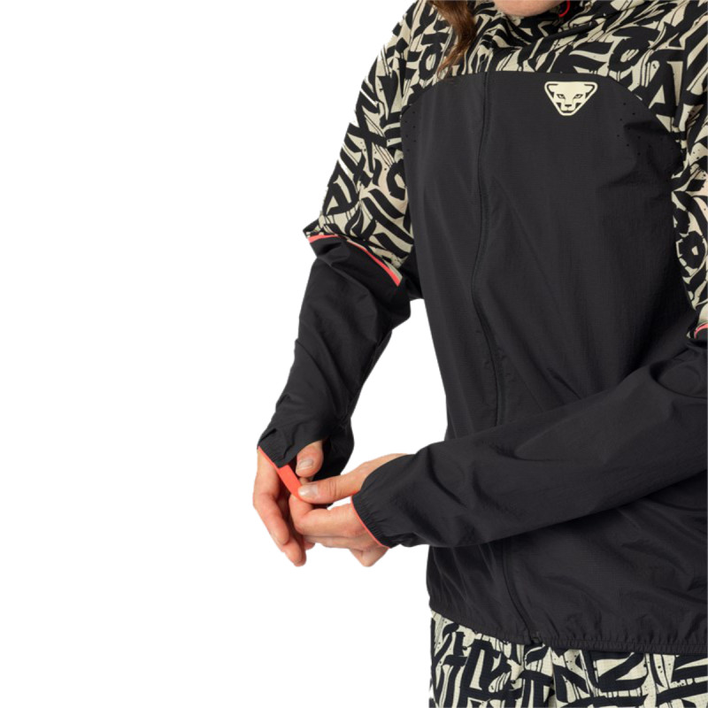 Dámská bunda Dynafit TRAIL WIND JACKET  - černá