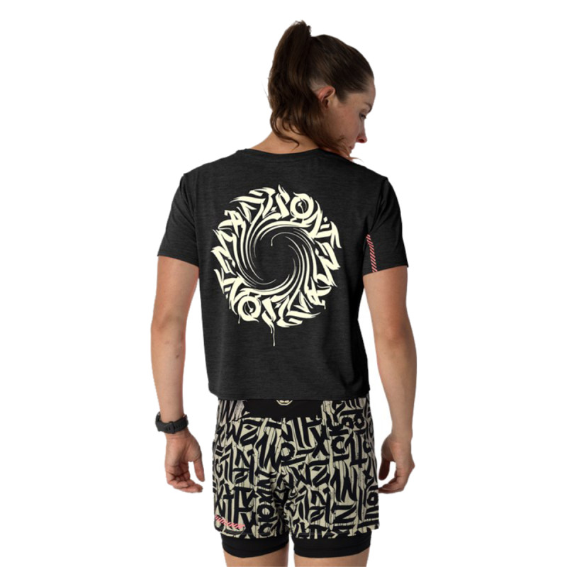 Dámske funkčné tričko Dynafit TRAIL T-SHIRT  - čierna