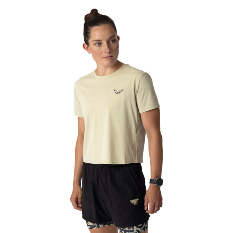 Dámské funkční tričko Dynafit TRAIL T-SHIRT  - béžová
