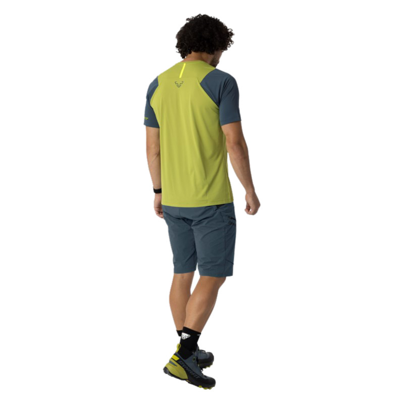 Pánske funkčné tričko Dynafit TRANSALPER SHORT-SLEEVED  - svetlo zelená
