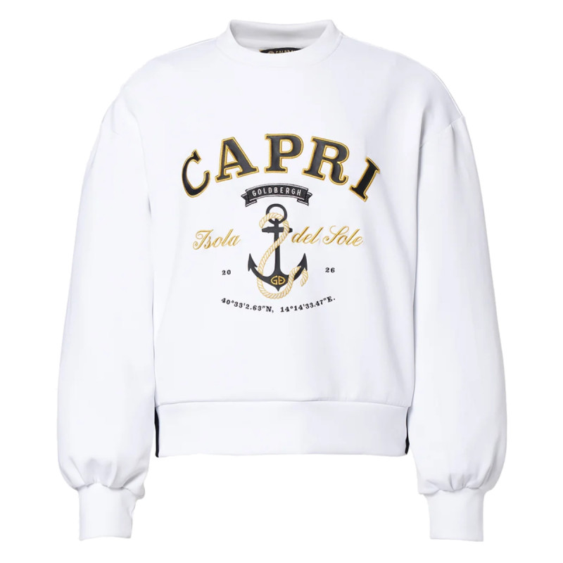 Dámská mikina Goldbergh FICO  - bílá