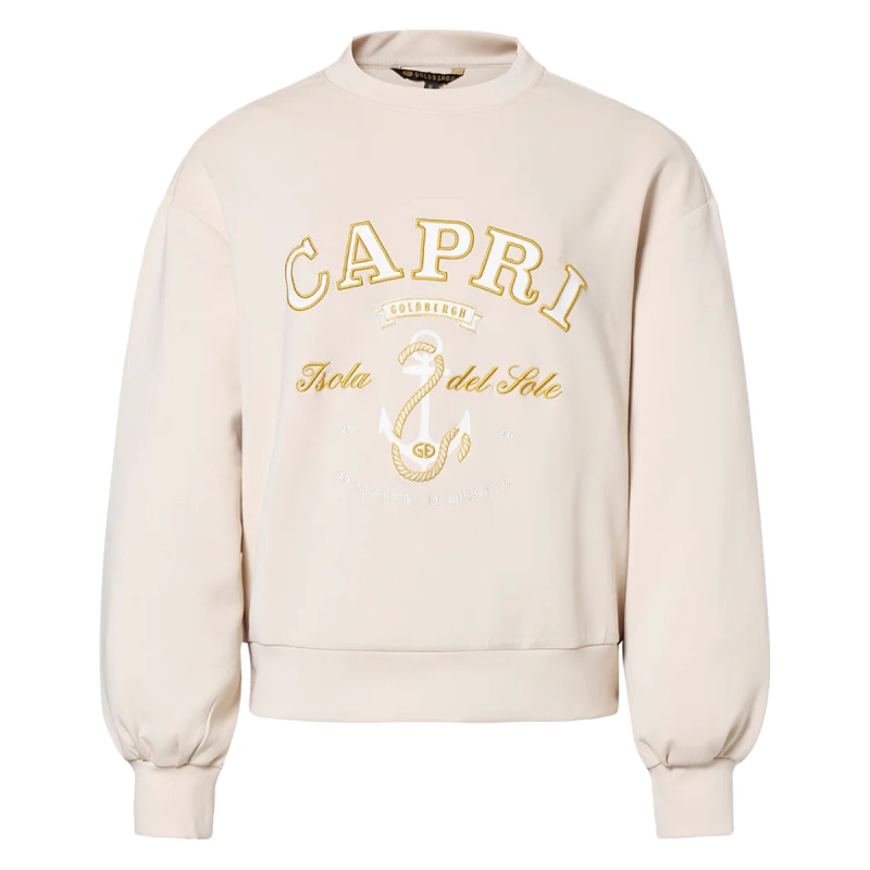 Dámská mikina Goldbergh FICO  - béžová