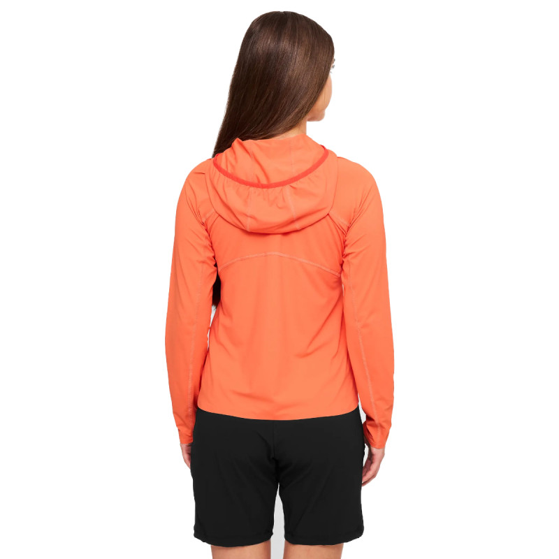 Dámske funkčné tričko Martini Sportswear HILLCLIMB PROTEC HOODED  - svetlo hnedá