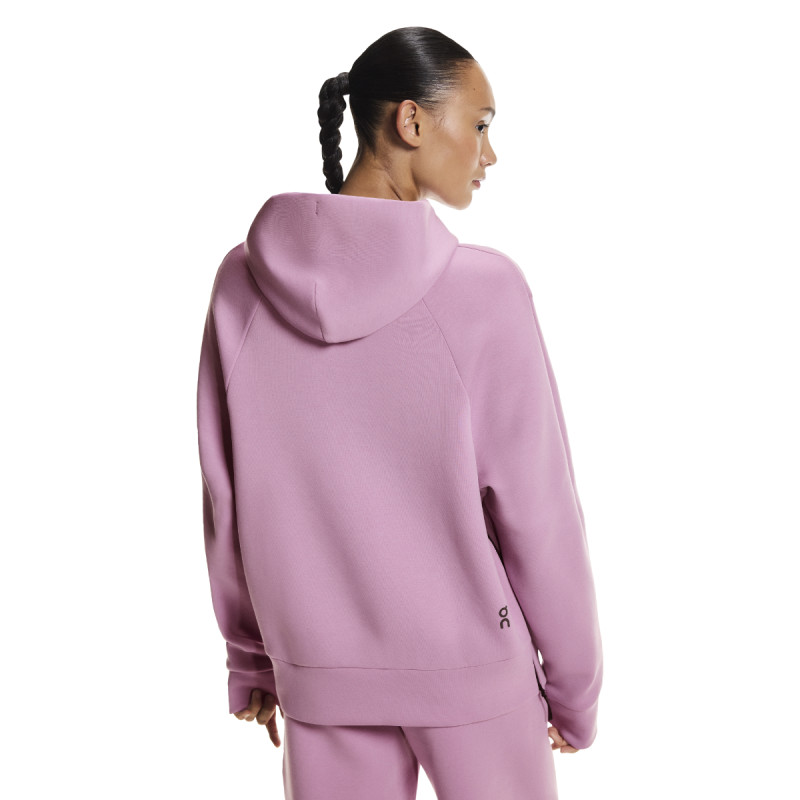 Dámská mikina On FOCUS TECH HOODIE  - růžová