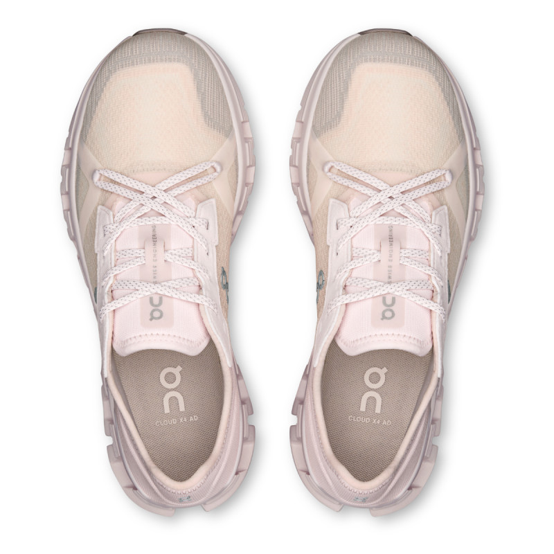 Dámské boty On CLOUD X 4 AD  - světle růžová