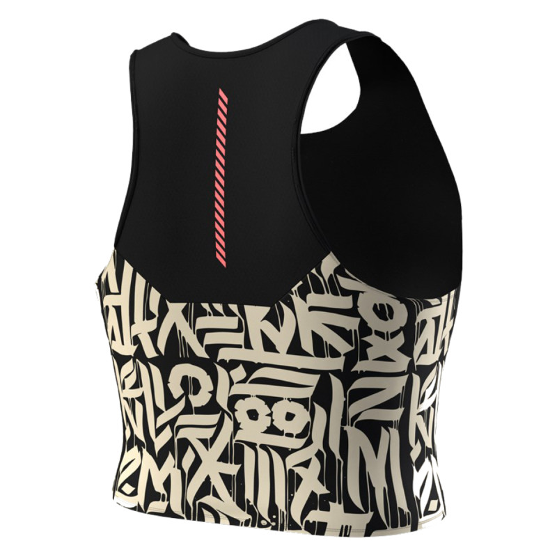 Dámské funkční tričko Dynafit TRAIL CROP TOP  - černá