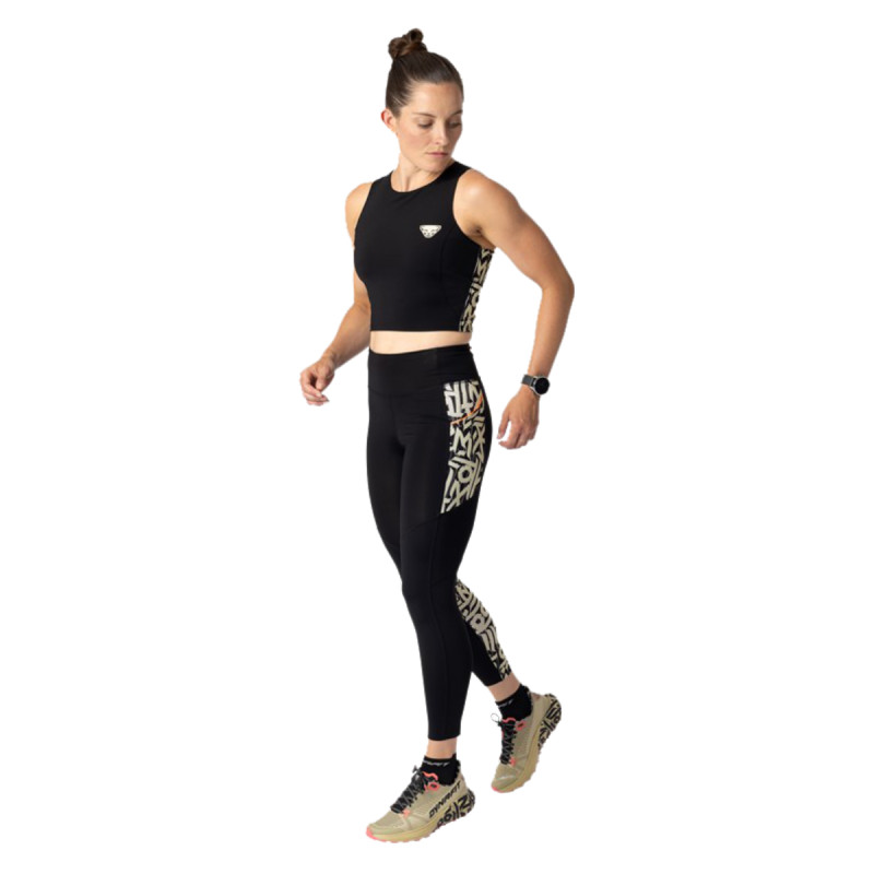 Dámské legíny Dynafit TRAIL 7/8 TIGHTS  - černá