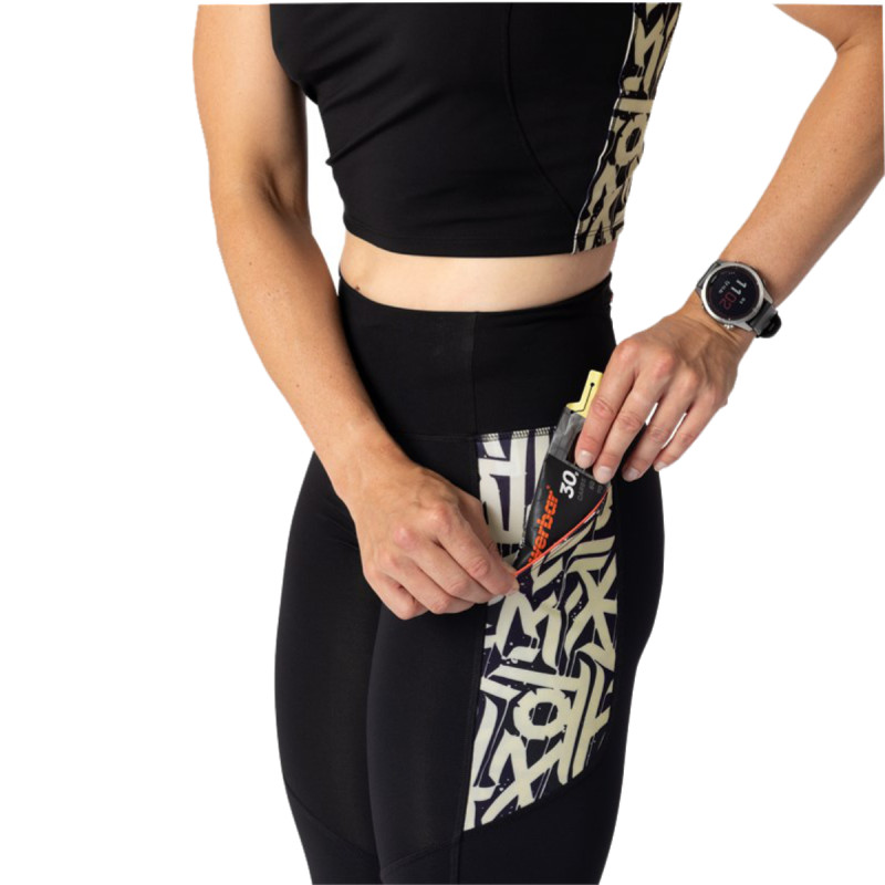 Dámské legíny Dynafit TRAIL 7/8 TIGHTS  - černá