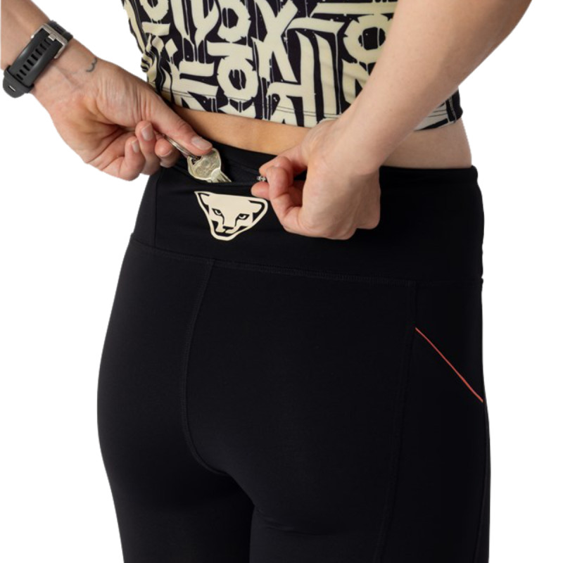 Dámské legíny Dynafit TRAIL 7/8 TIGHTS  - černá