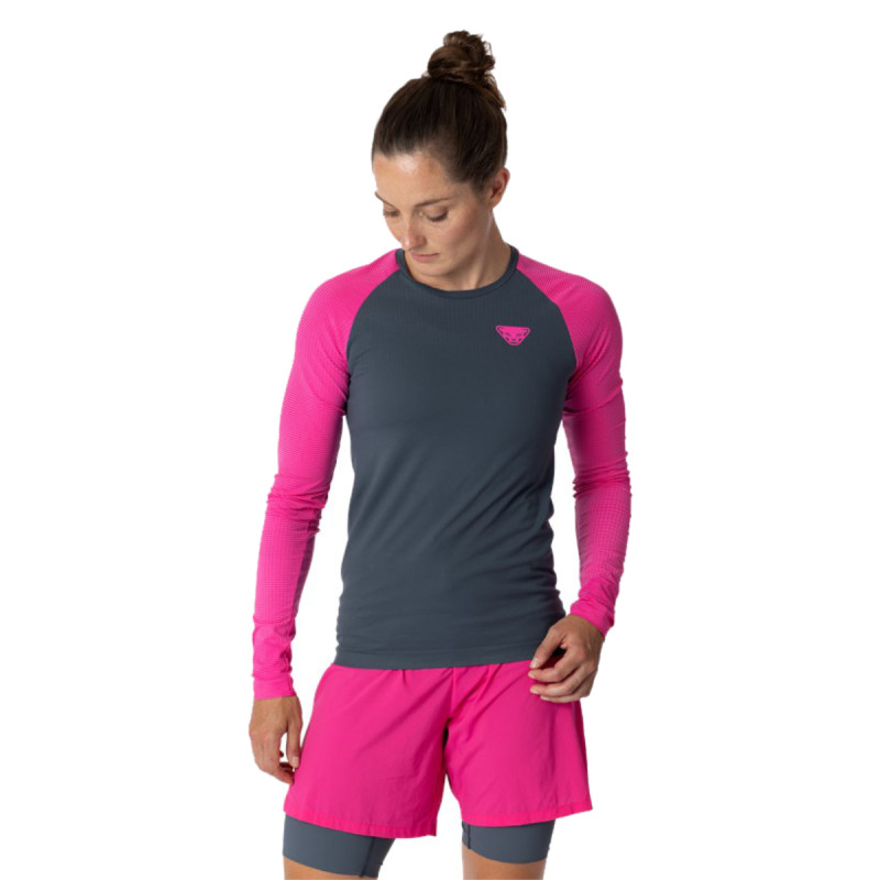 Dámské funkční tričko Dynafit ULTRA S-TECH LONGSLEEVE  - tmavě šedá