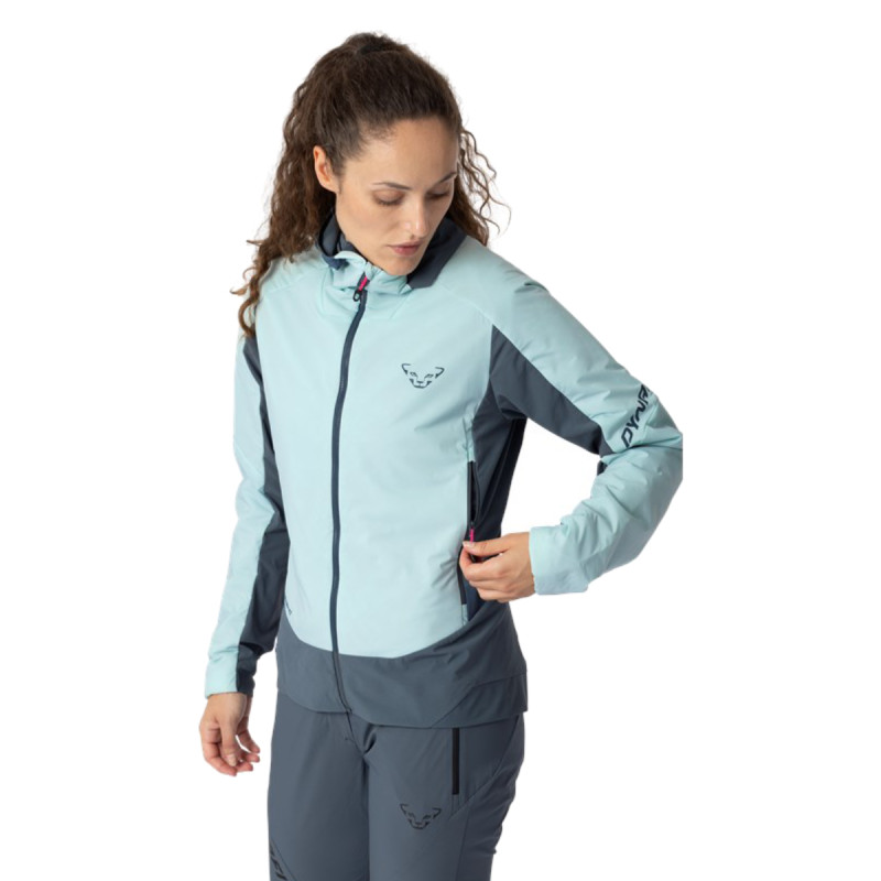 Dámská bunda Dynafit TRANSALPER PRIMALOFT JACKET  - světle modrá