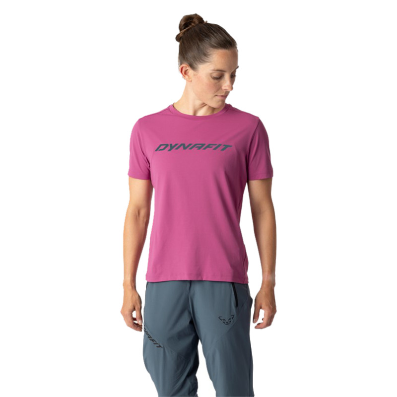 Dámské funkční tričko Dynafit TRAVERSE T-SHIRT  - tmavě růžová