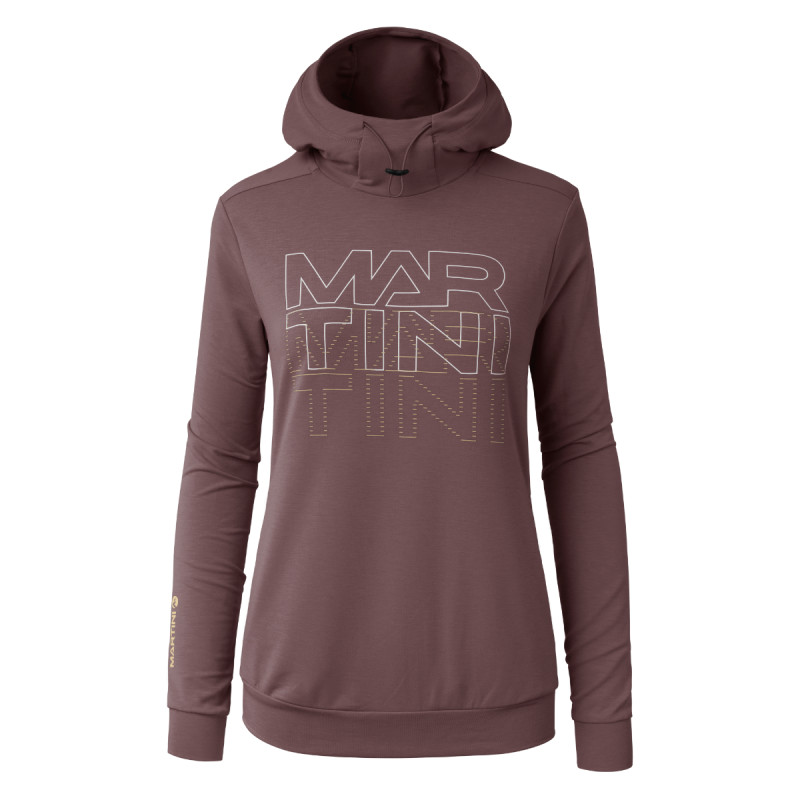 Dámska mikina Martini Sportswear ALPMATE ROOTS ML HOODY  - fialová