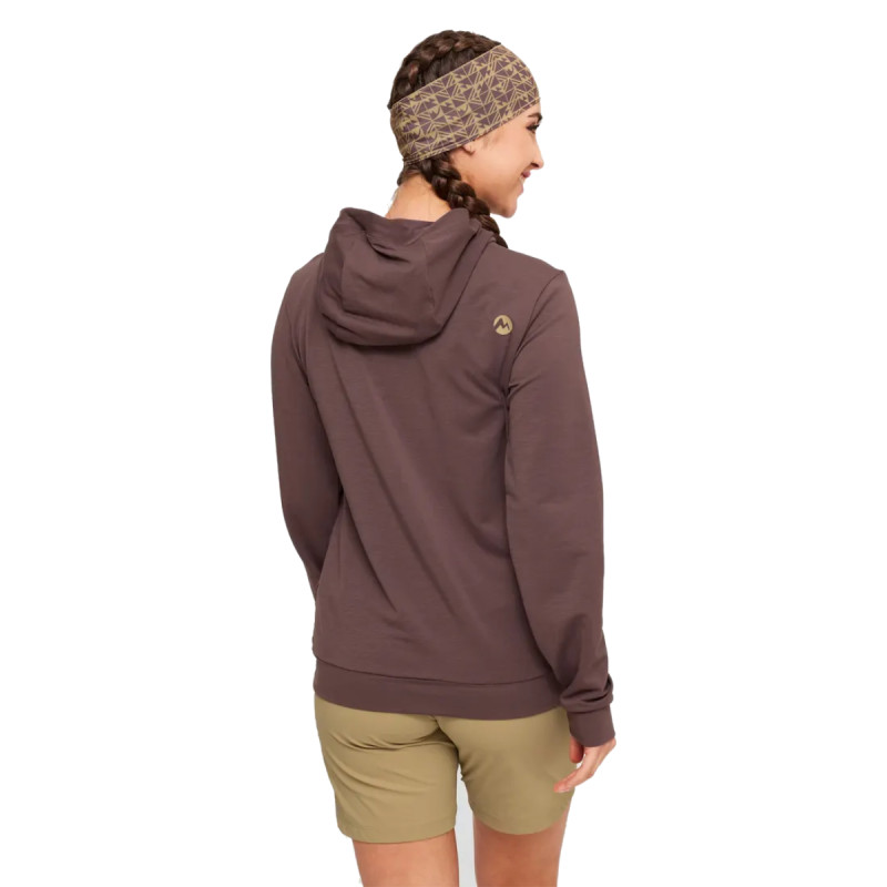 Dámska mikina Martini Sportswear ALPMATE ROOTS ML HOODY  - fialová