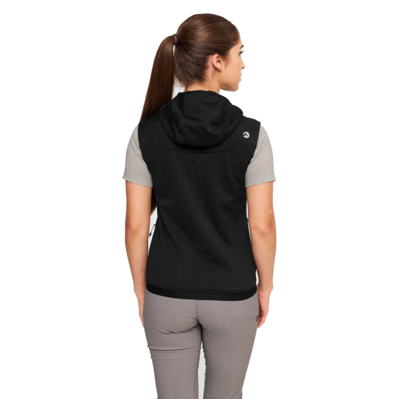 Dámská vesta Martini Sportswear ALPMATE IN HYBRID HOODED  - světle zelená