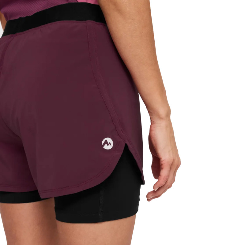 Dámské kraťasy Martini Sportswear HILLCLIMB BLAZE 2IN1  - černá