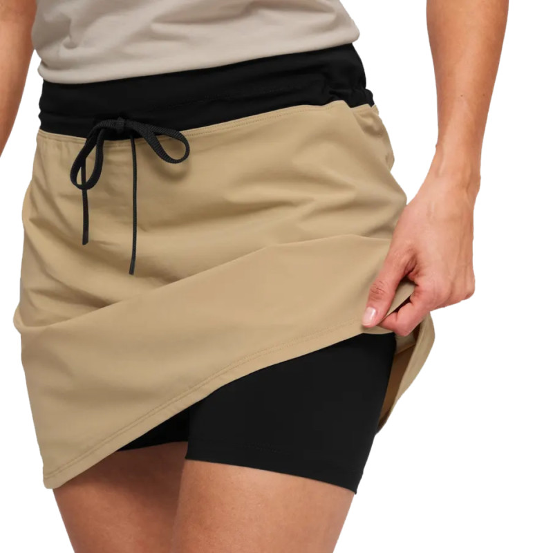 Dámská sukně Martini Sportswear HILLCLIMB 2IN1  - světle zelená