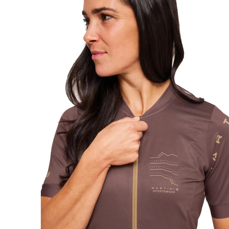 Dámský cyklistický dres Martini Sportswear VELOX ROAD BIKE  - fialová