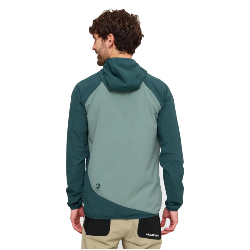 Pánská mikina Martini Sportswear HILLCLIMB ML HOODED  - zelená