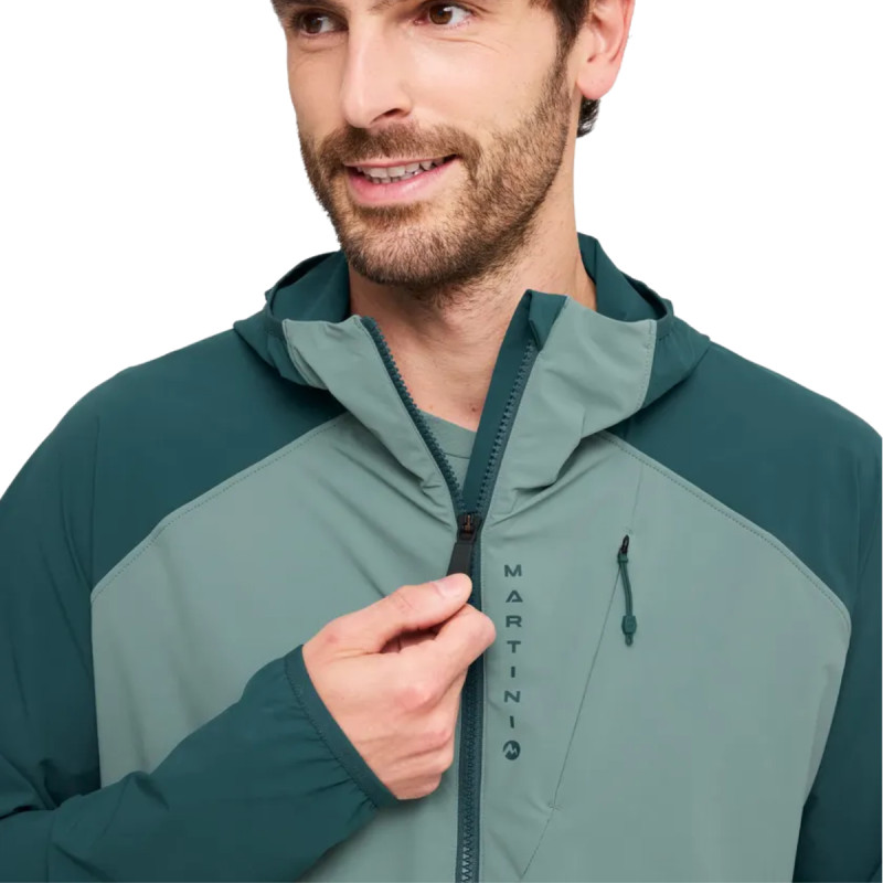 Pánská mikina Martini Sportswear HILLCLIMB ML HOODED  - zelená