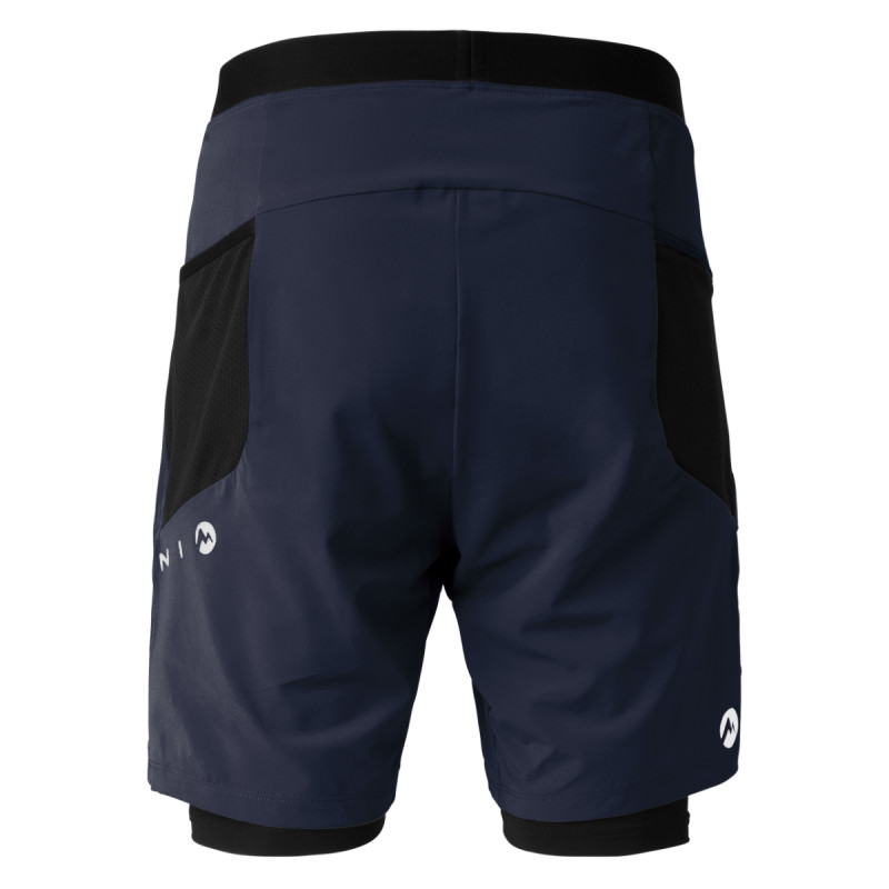 Pánské kraťasy Martini Sportswear HILLCLIMB 2IN1  - tmavě modrá