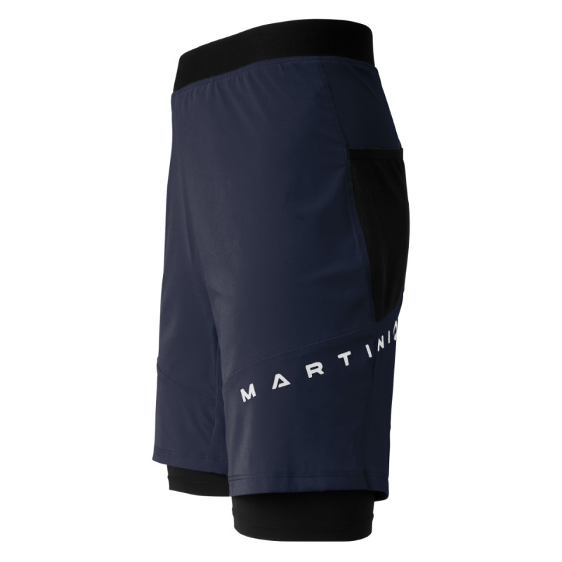 Pánské kraťasy Martini Sportswear HILLCLIMB 2IN1  - tmavě modrá