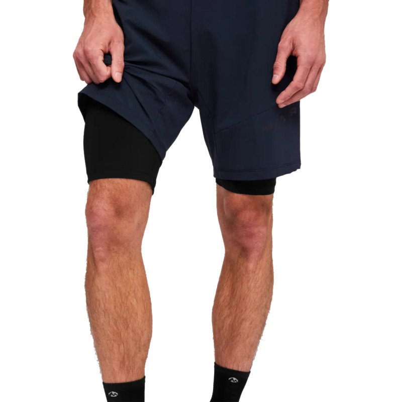 Pánské kraťasy Martini Sportswear HILLCLIMB 2IN1  - tmavě modrá