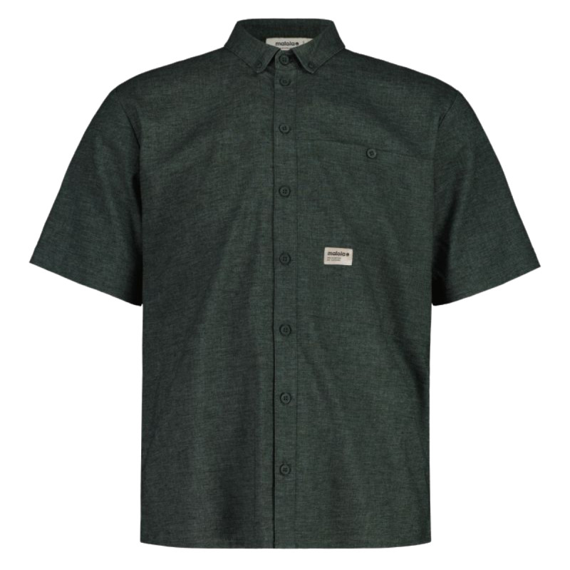 Pánská košile Maloja CLARKM.  - tmavě zelená