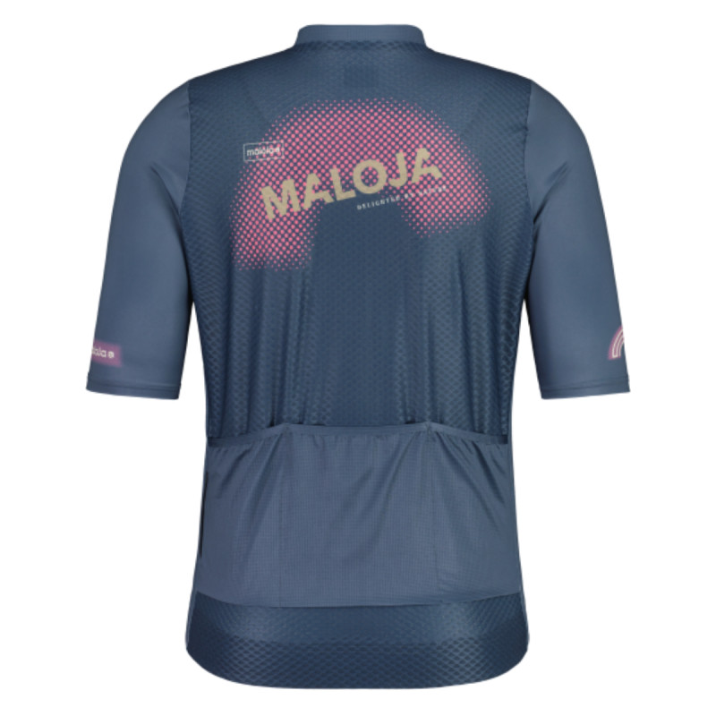 Pánský cyklistický dres Maloja PETRYM.  - modrá