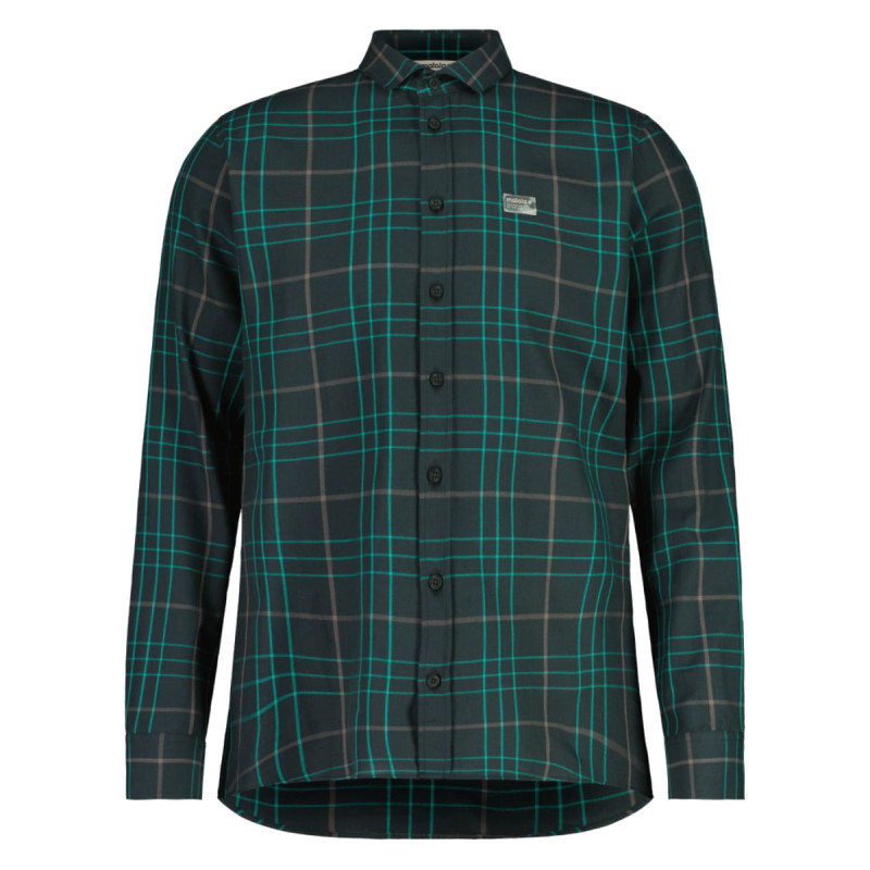 Pánská košile Maloja ALLANM. 1/1  - tmavě zelená