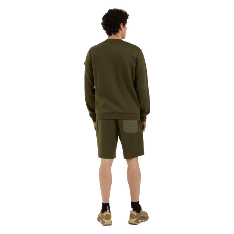 Pánska mikina RH+ LAND SWEATSHIRT  - khaki