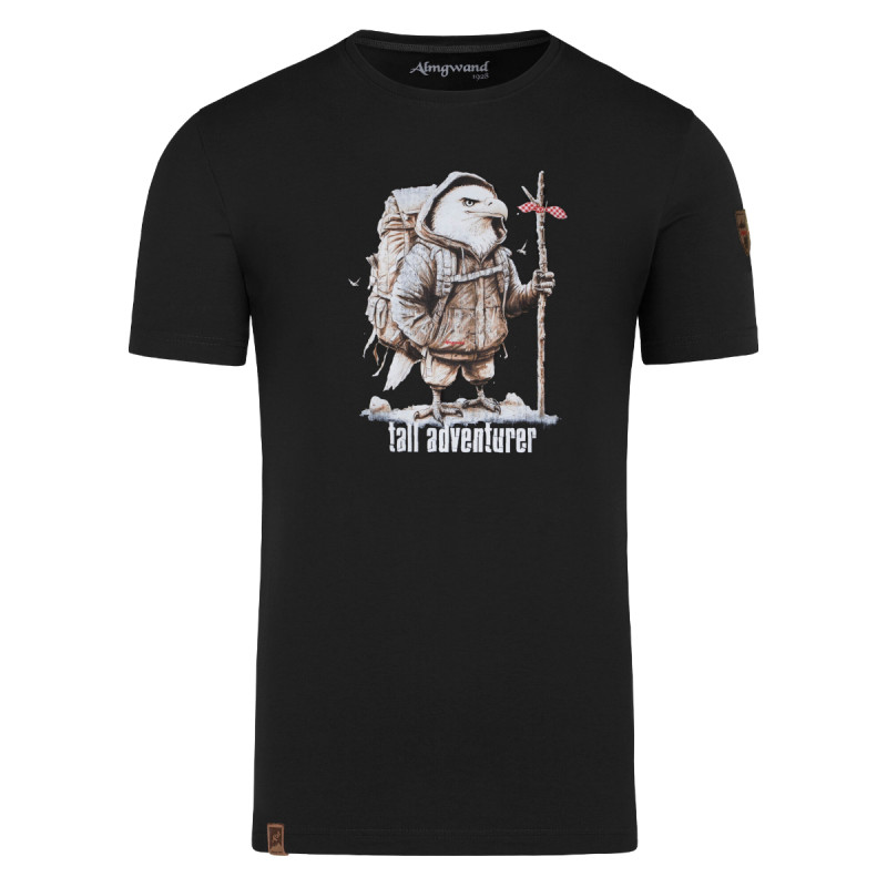 Pánske tričko Almgwand WIESENHOFALM  - čierna