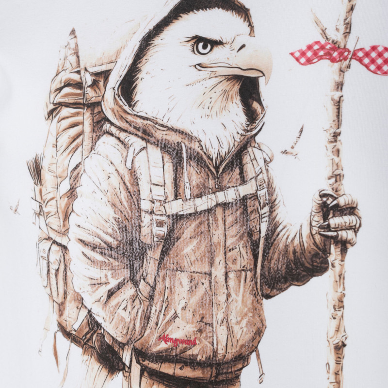 Pánské tričko Almgwand WIESENHOFALM  - bílá